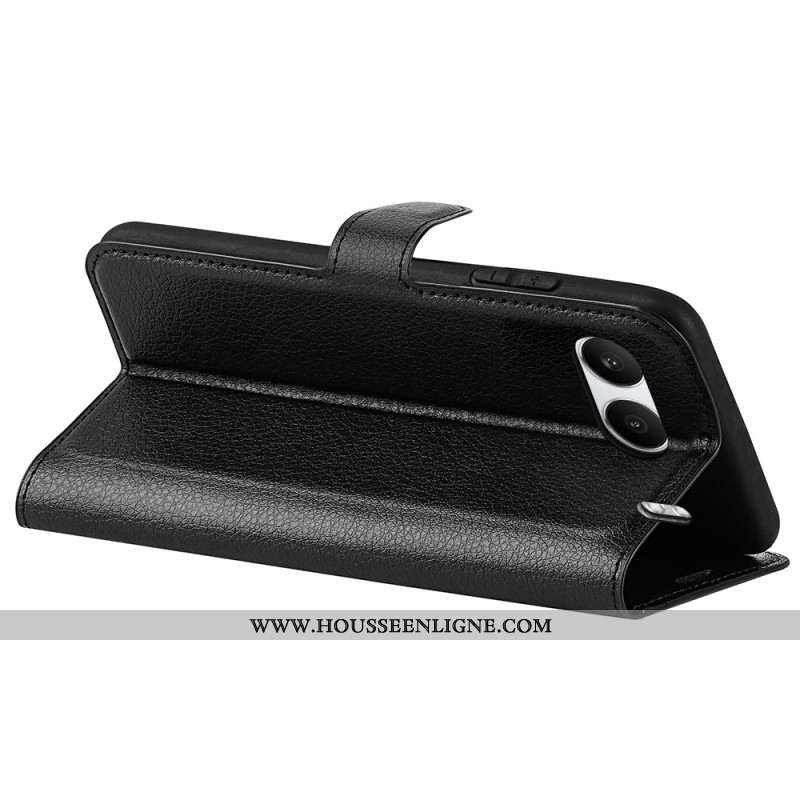 Housse OnePlus Nord 4 Simili Cuir Litchi