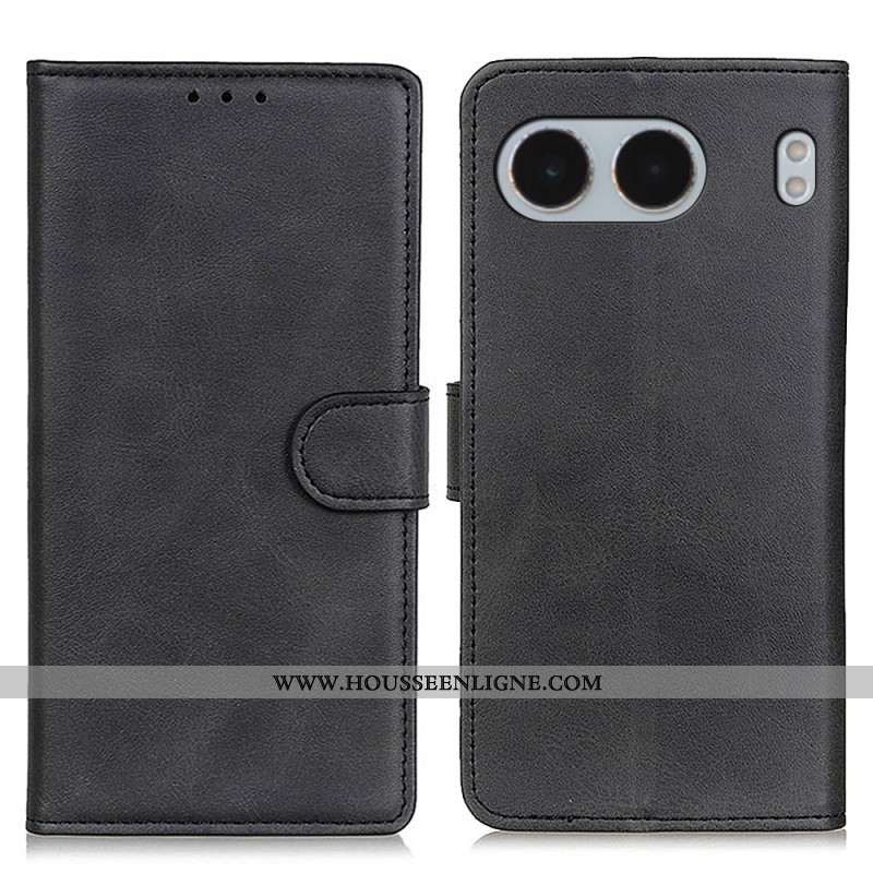 Housse OnePlus Nord 4 Simili Cuir Mat