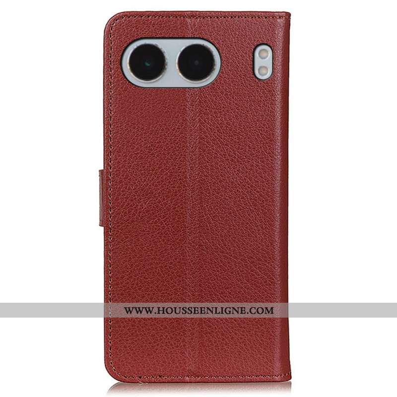 Housse OnePlus Nord 4 Simili Cuir Traditionnel