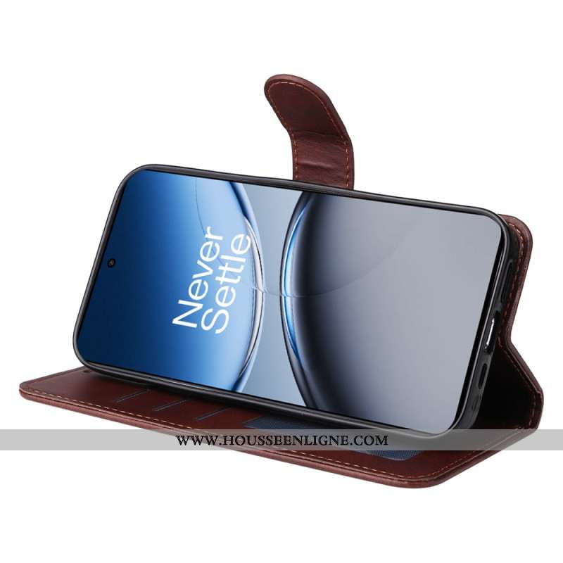 Housse OnePlus Nord 4 Simili Cuir Uni à Lanière