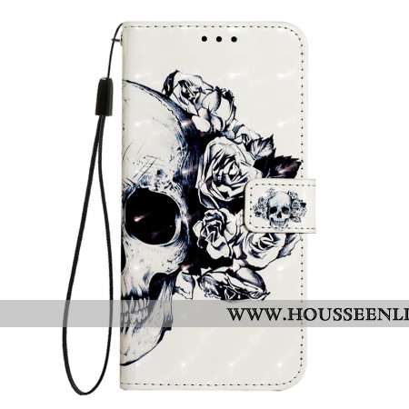 Housse OnePlus Nord 4 Tête de Mort Fleuri