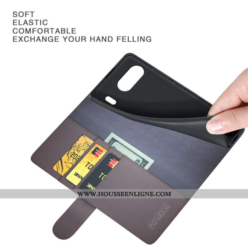 Housse OnePlus Nord 4 Véritable Cuir