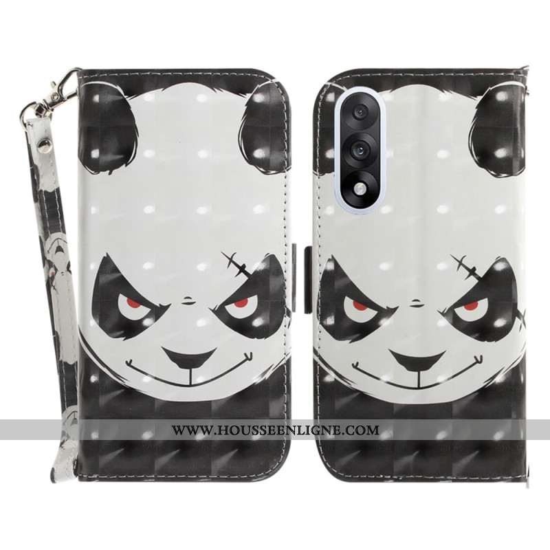 Housse OnePlus Nord 5 5G Angry Panda à Lanière