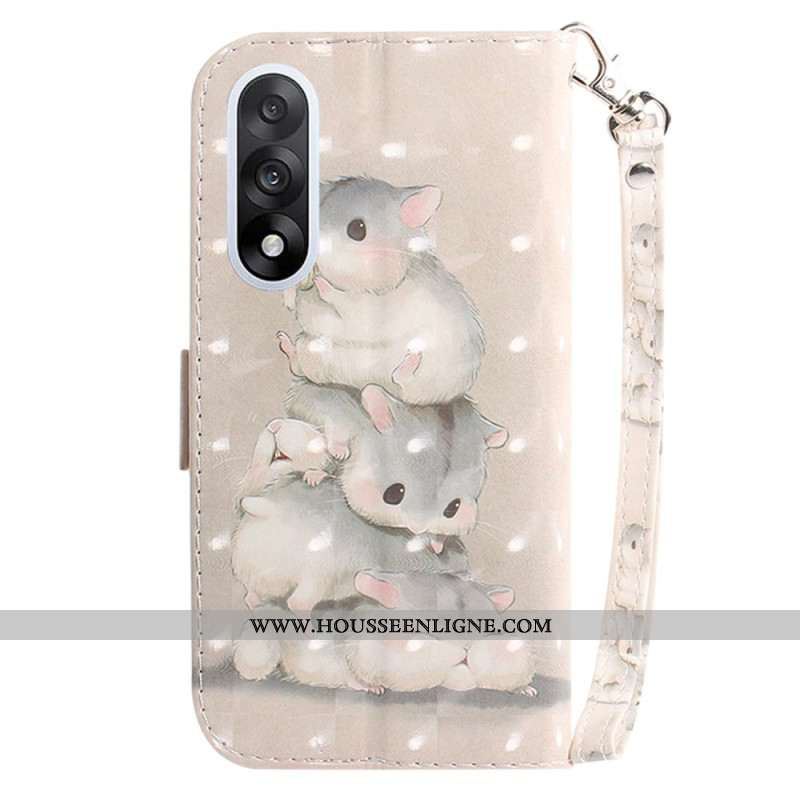 Housse OnePlus Nord 5 5G Hamsters à Lanière