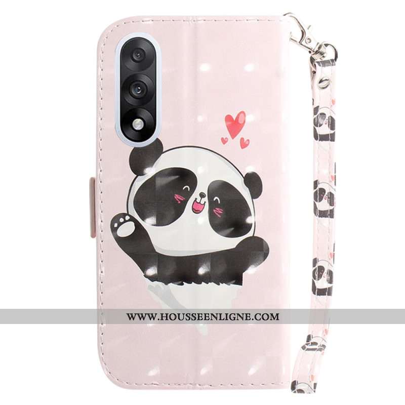 Housse OnePlus Nord 5 5G Panda Love à Lanière