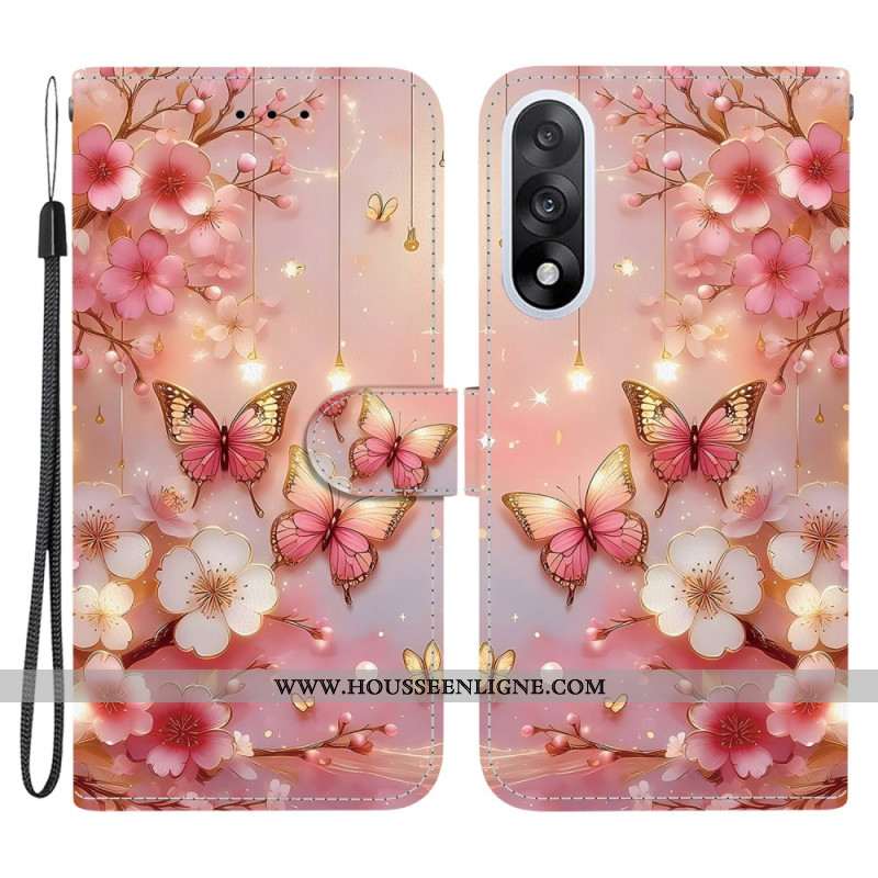 Housse OnePlus Nord 5 5G Papillons Roses
