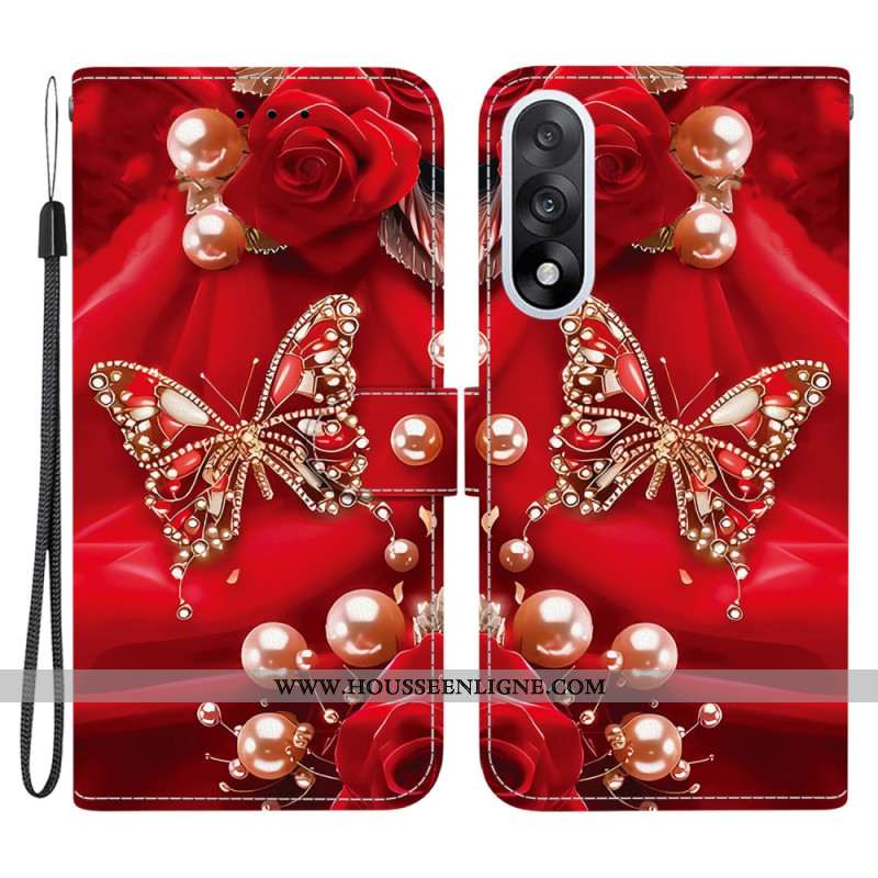 Housse OnePlus Nord 5 5G Papillons Rouges
