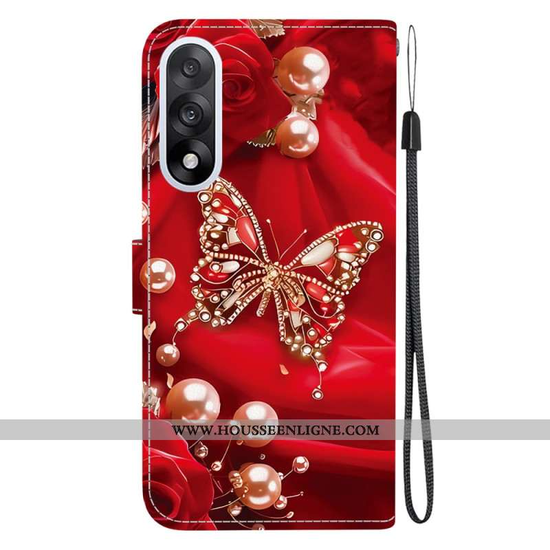 Housse OnePlus Nord 5 5G Papillons Rouges