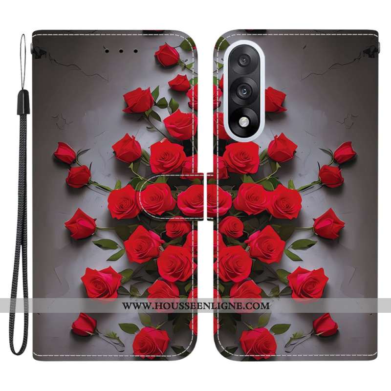 Housse OnePlus Nord 5 5G Roses Rouges