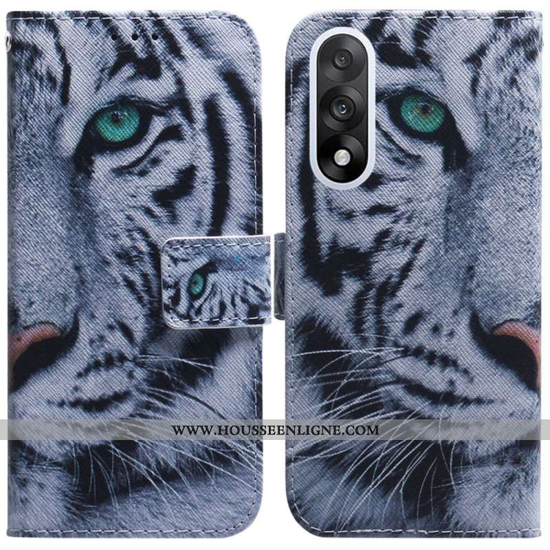 Housse OnePlus Nord 5 5G Tigre Blanc