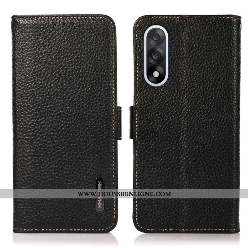 Housse OnePlus Nord 5 Cuir Véritable KHAZNEH