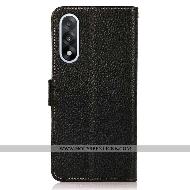 Housse OnePlus Nord 5 Cuir Véritable KHAZNEH