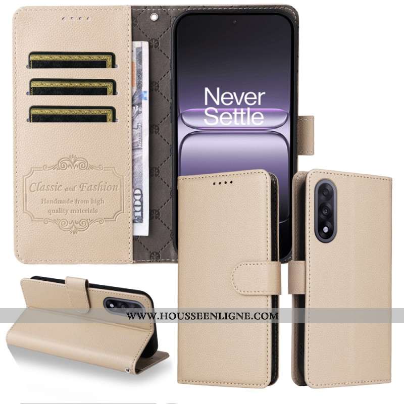 Housse OnePlus Nord 5 Effet Cuir
