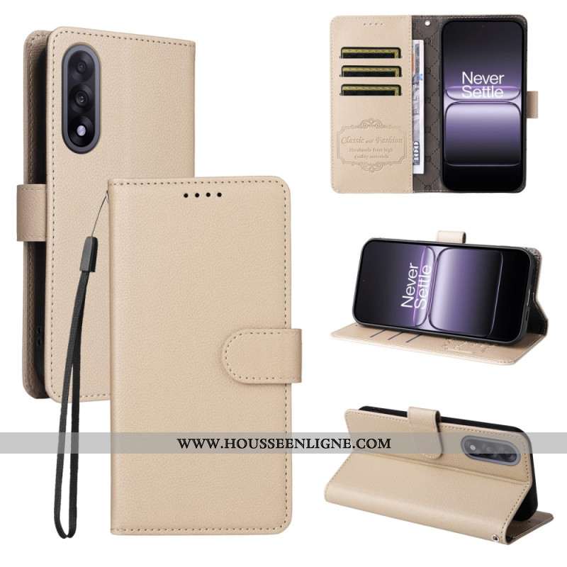 Housse OnePlus Nord 5 Effet Cuir