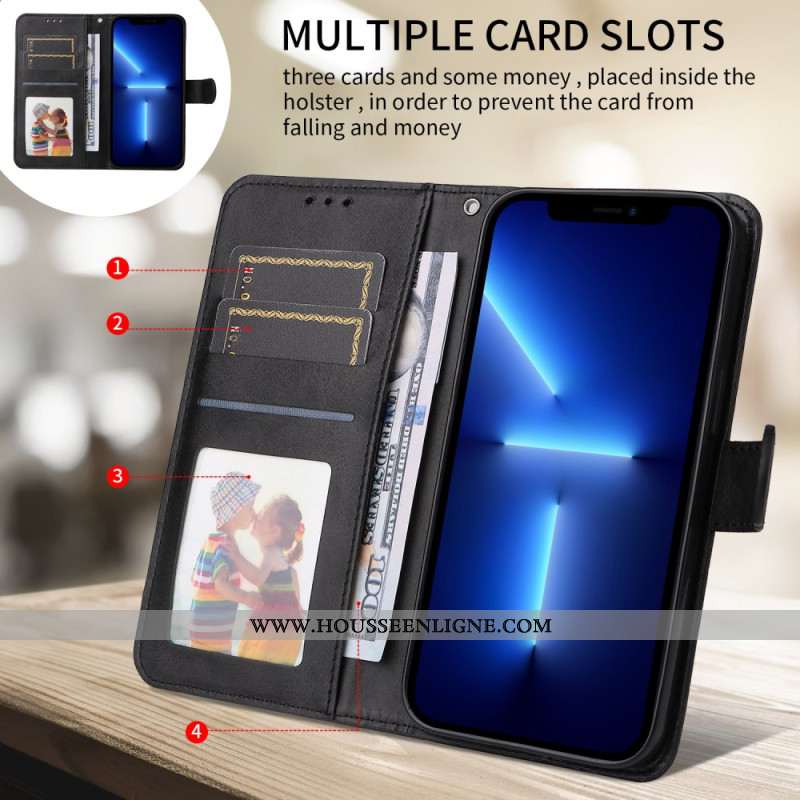 Housse OnePlus Nord 5 Effet Cuir à Lanière