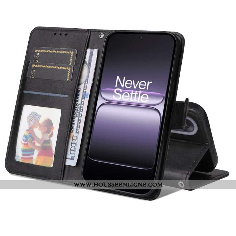 Housse OnePlus Nord 5 Effet Cuir à Lanière