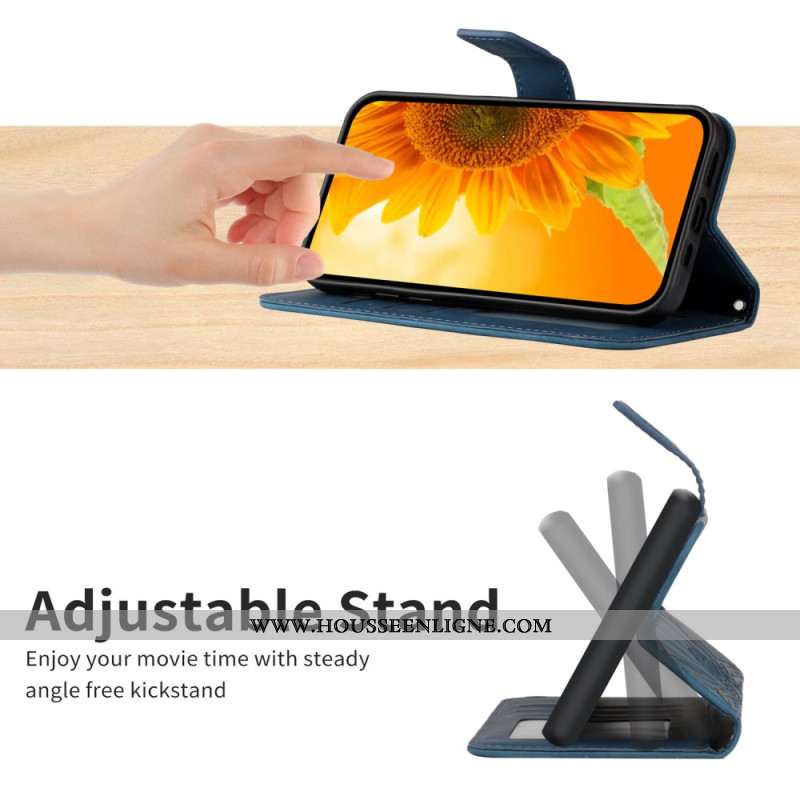 Housse OnePlus Nord 5 Empreinte Tournesol à Lanière