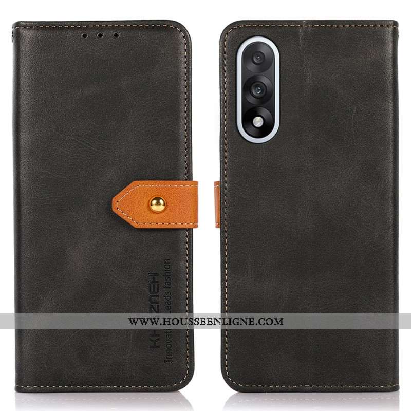 Housse OnePlus Nord 5 Fermoir Doré KHAZNEH