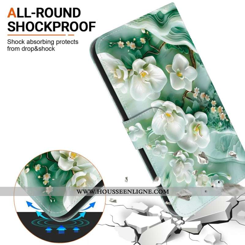 Housse OnePlus Nord 5 Fleurs de Jade