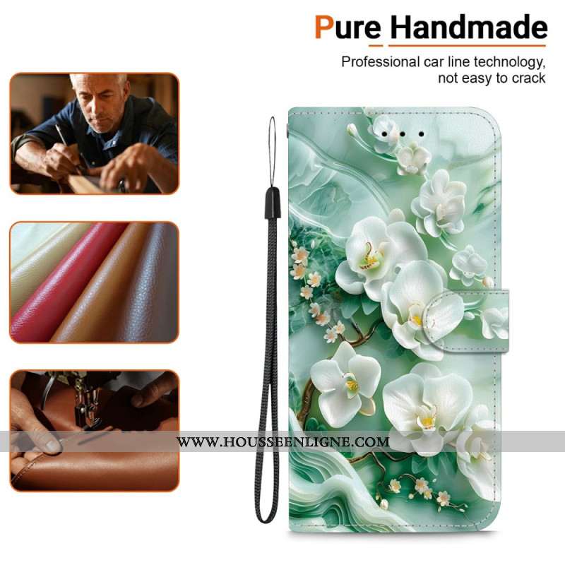 Housse OnePlus Nord 5 Fleurs de Jade