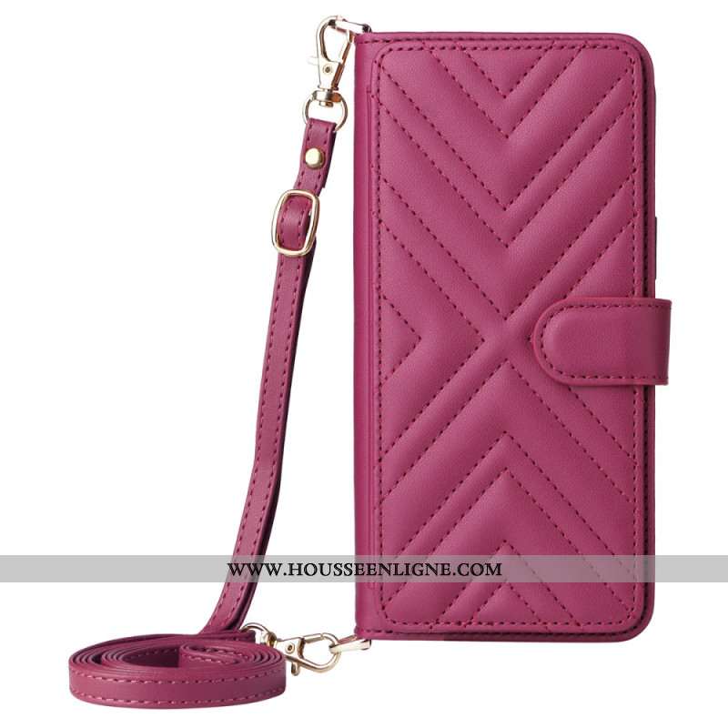 Housse OnePlus Nord 5 Matelassée avec Bandoulière