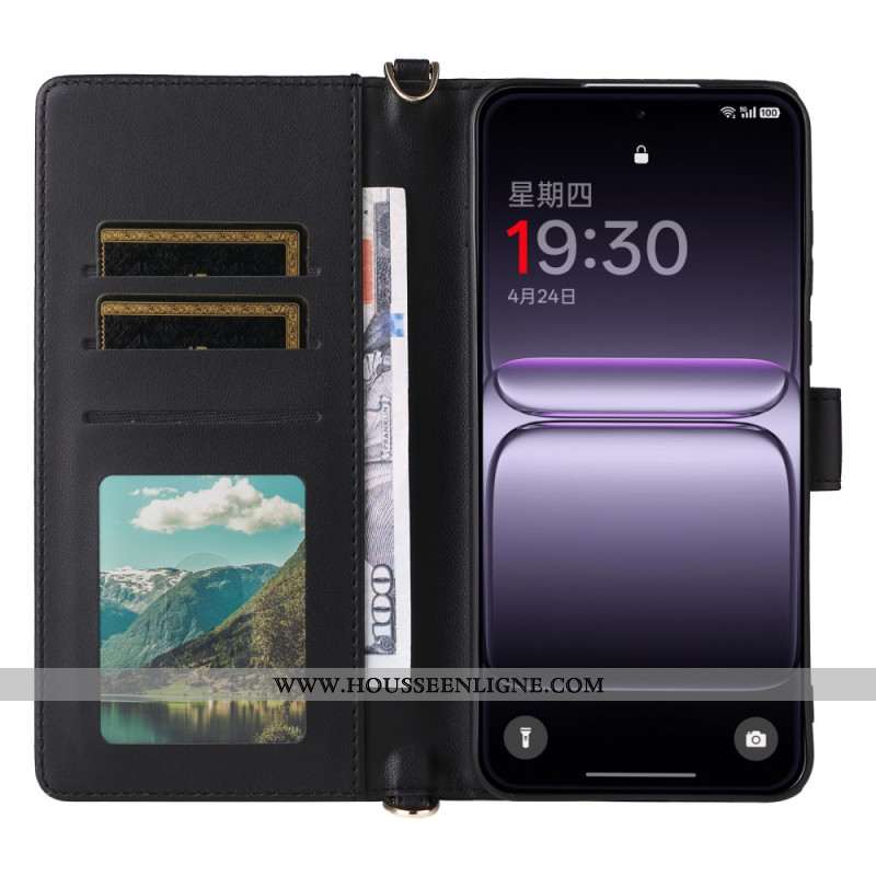 Housse OnePlus Nord 5 Matelassée avec Bandoulière