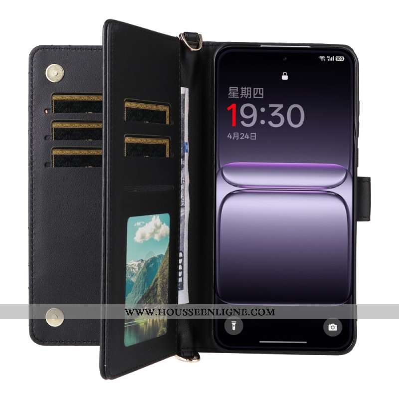 Housse OnePlus Nord 5 Matelassée avec Bandoulière