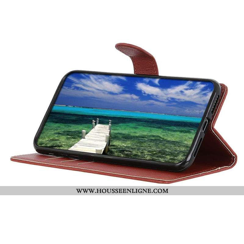 Housse OnePlus Nord 5 Simili Cuir Traditionnel