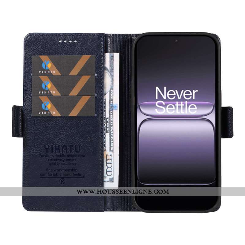 Housse OnePlus Nord 5 Simili Cuir YIKATU