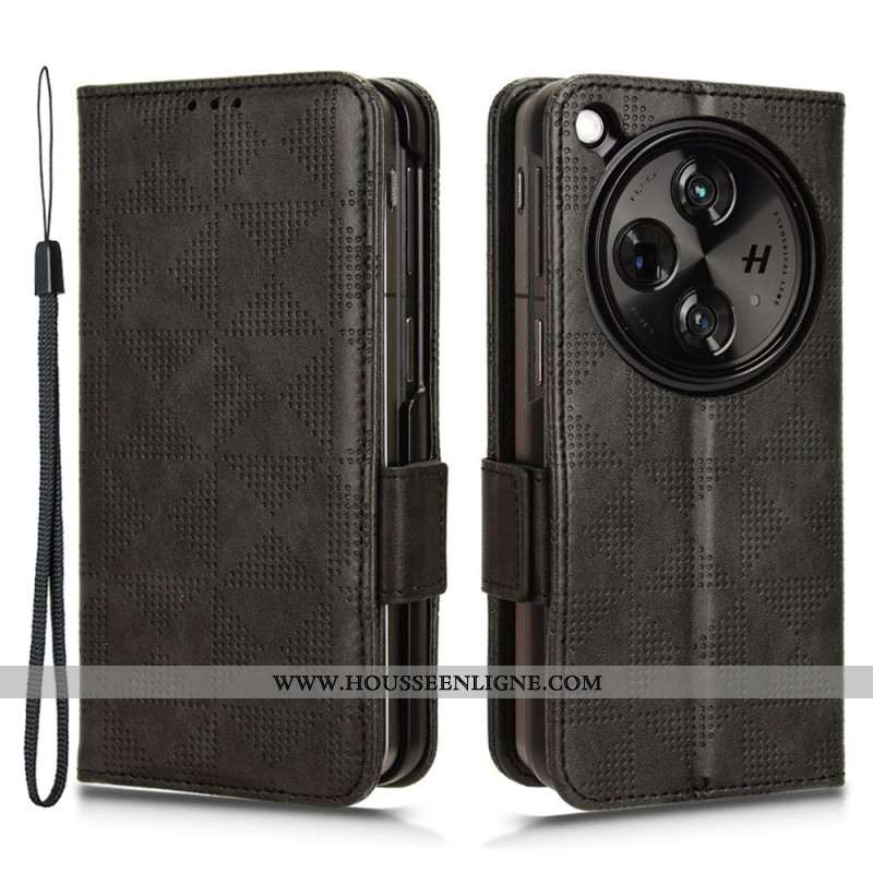 Housse Oppo Find N3 Motif Triangles