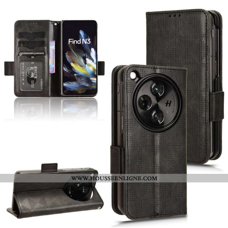 Housse Oppo Find N3 Motif Triangles