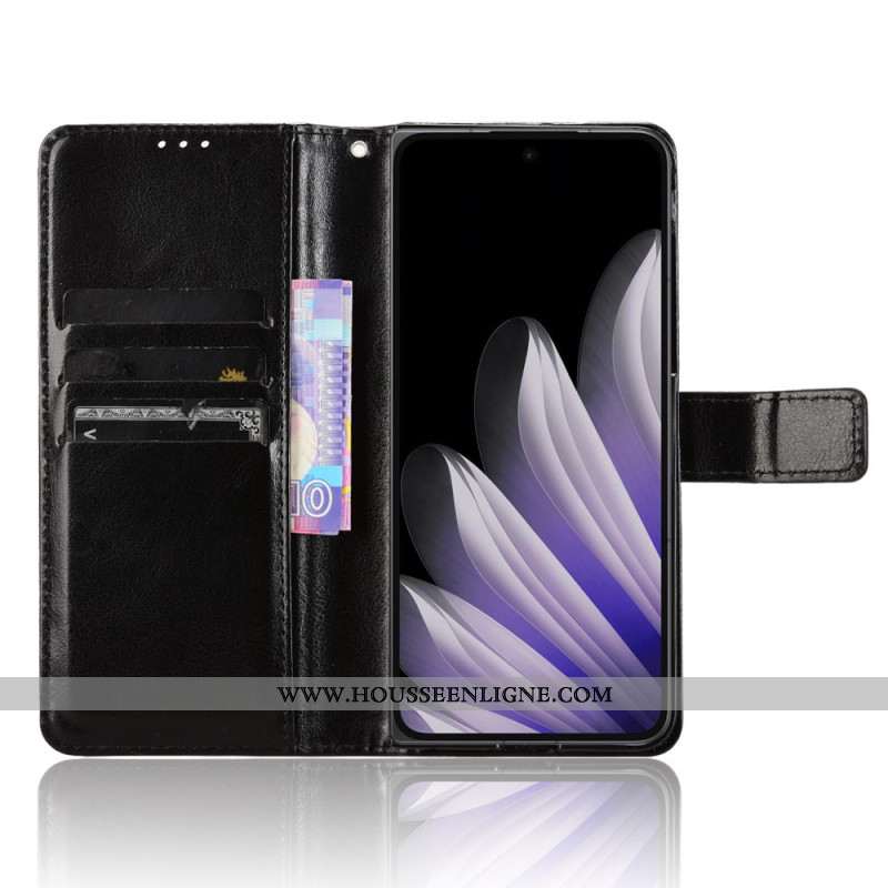 Housse Oppo Find N5 Simili Cuir Flashy