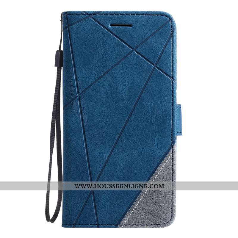 Housse Oppo Find X8 5G Bicolore Motif Lignes