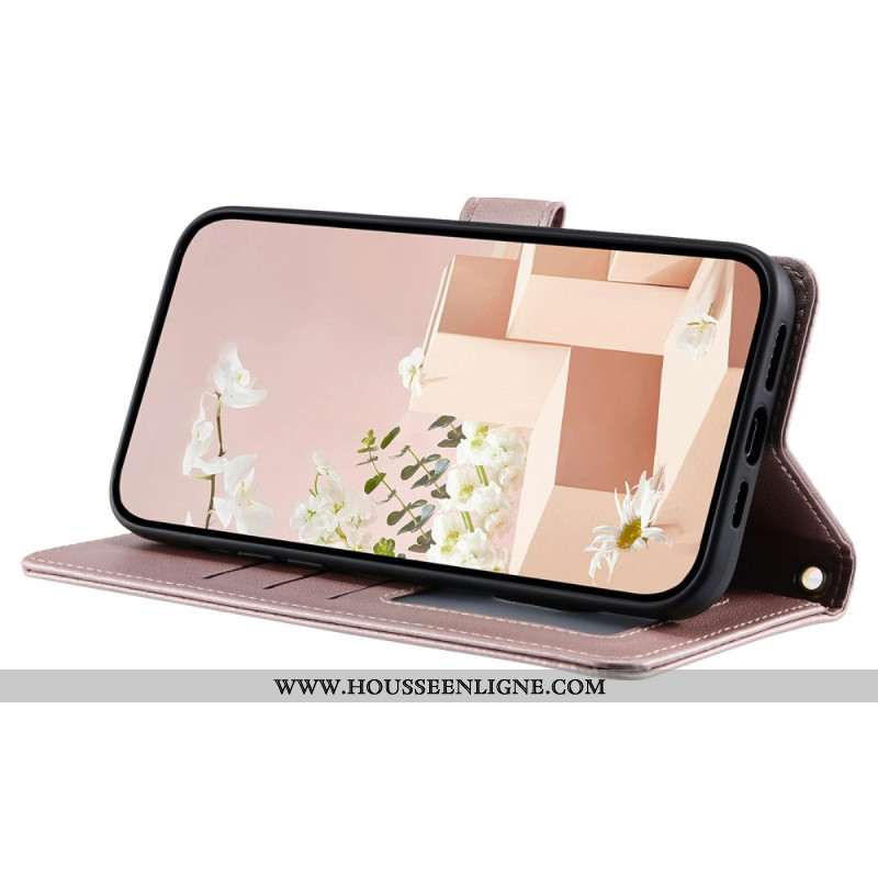 Housse Oppo Find X8 5G Matelassée avec Lanière et Bandoulière