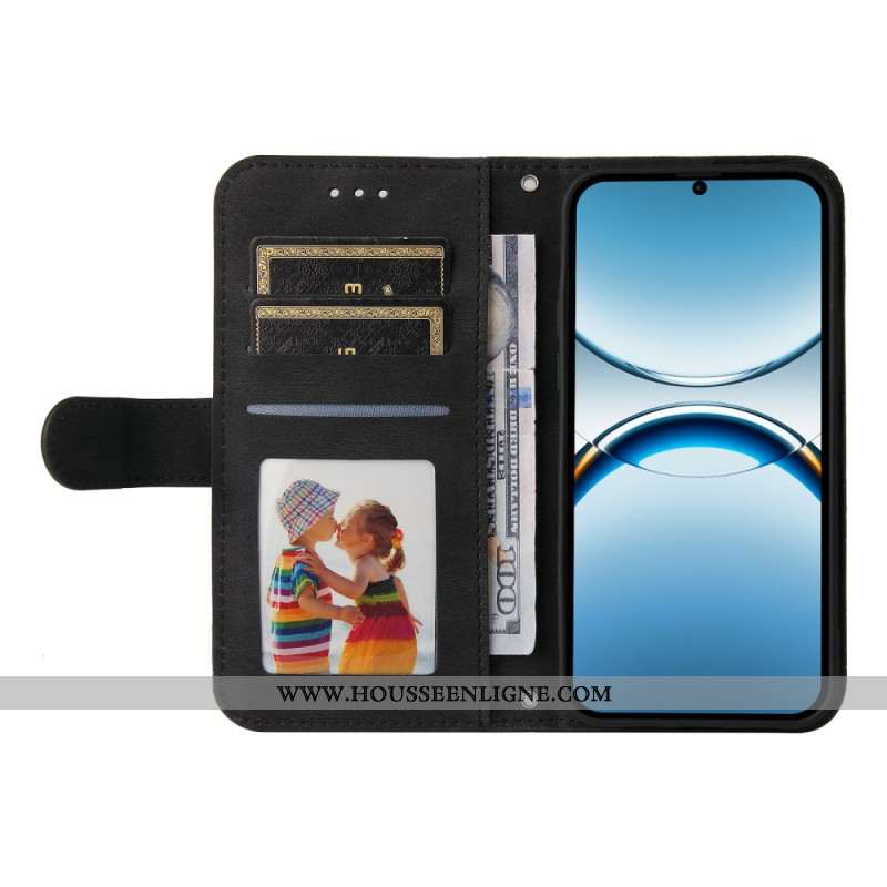 Housse Oppo Find X8 Classique Vintage à Lanière