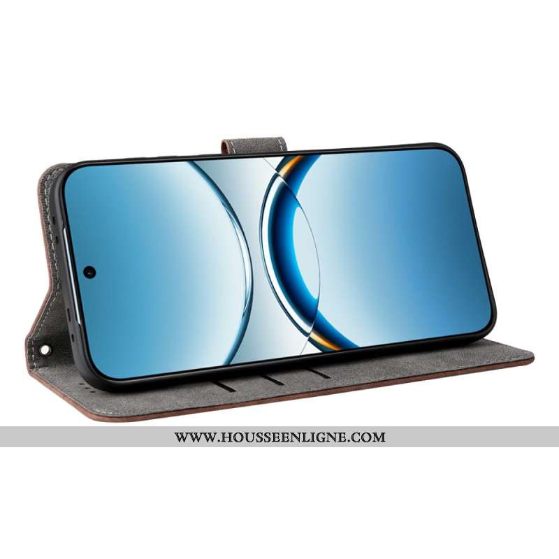 Housse Oppo Find X8 Effet Daim Protection RFID