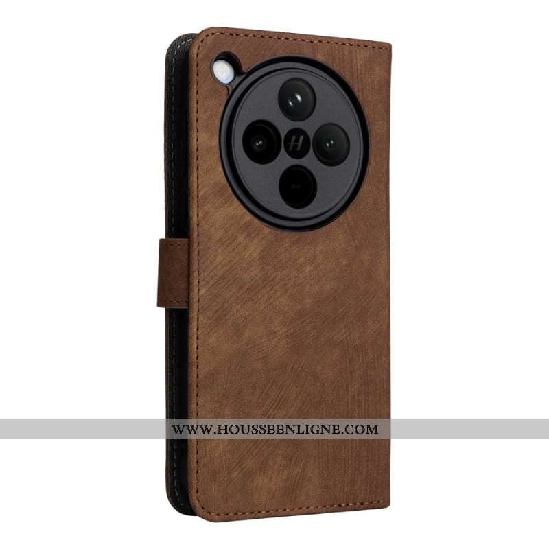 Housse Oppo Find X8 Effet Daim Protection RFID