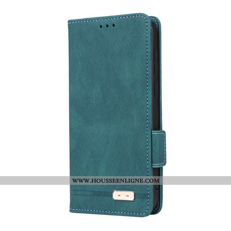 Housse Oppo Find X8 Effet Daim Vintage