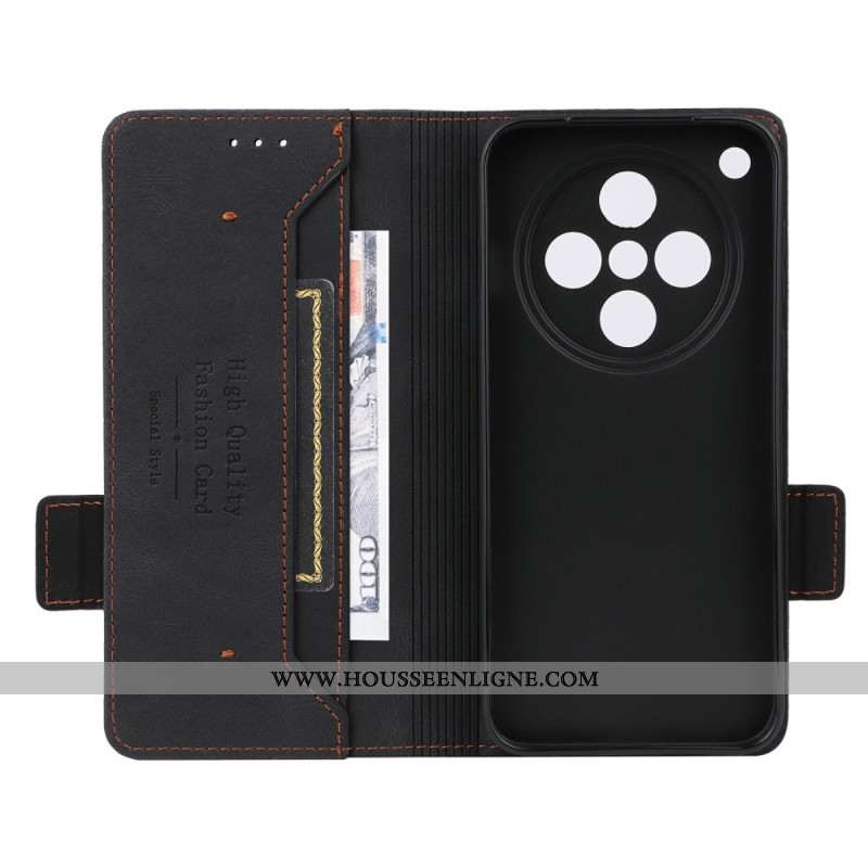 Housse Oppo Find X8 Effet Daim Vintage