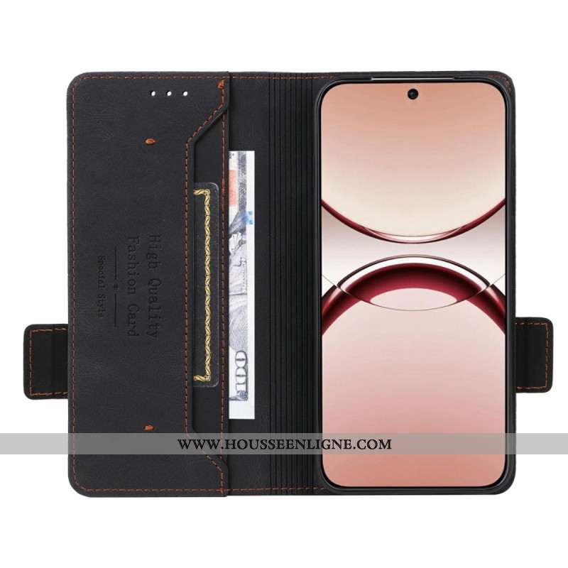 Housse Oppo Find X8 Effet Daim Vintage