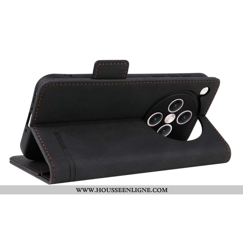 Housse Oppo Find X8 Effet Daim Vintage