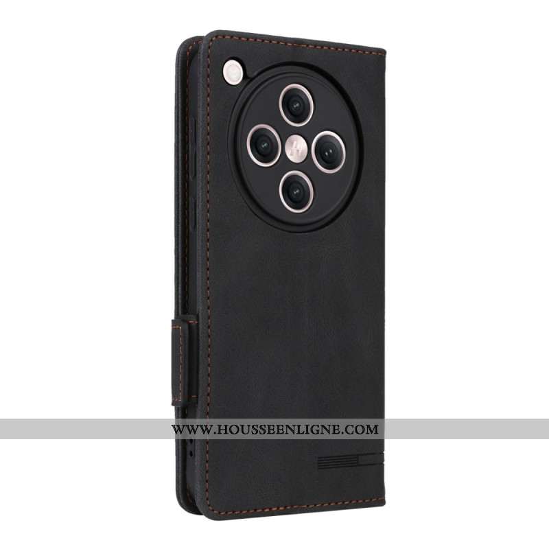 Housse Oppo Find X8 Effet Daim Vintage