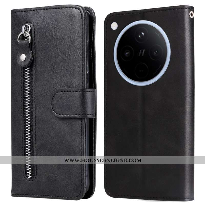 Housse Oppo Find X8 Poche à Fermeture Éclair