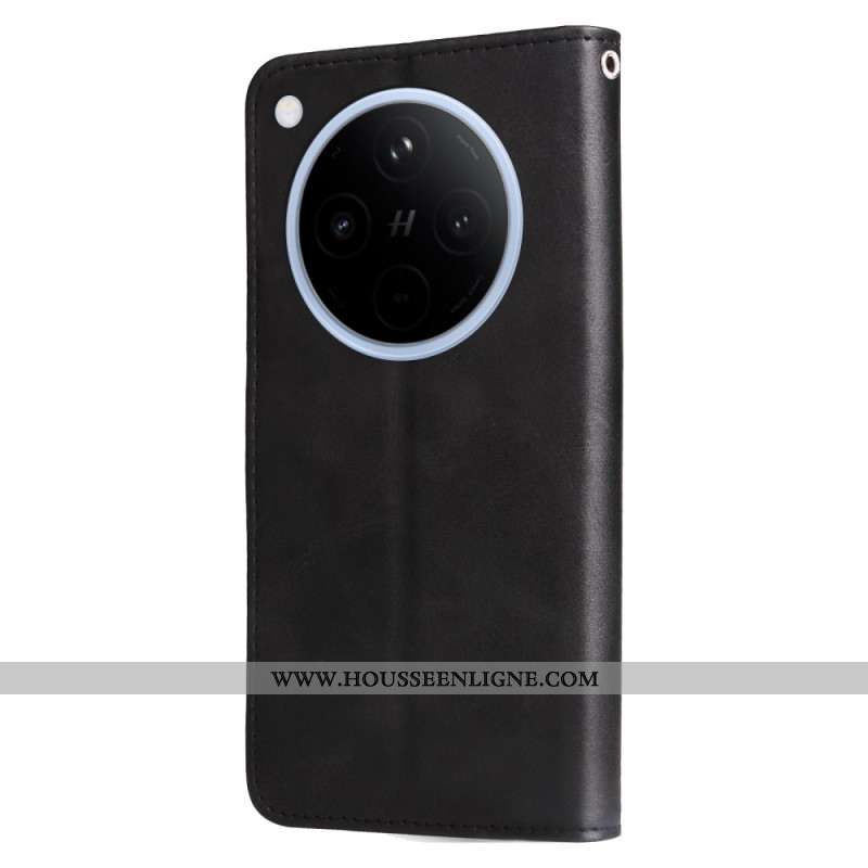 Housse Oppo Find X8 Poche à Fermeture Éclair