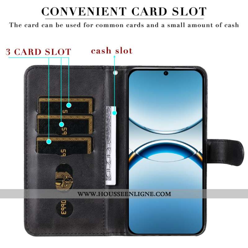 Housse Oppo Find X8 Poche à Fermeture Éclair