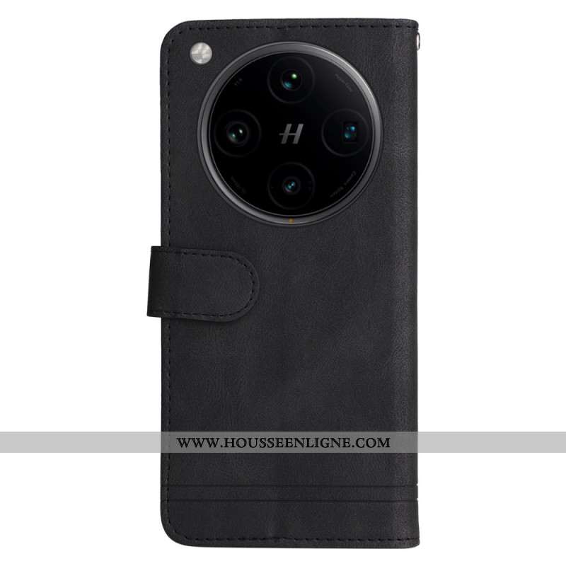 Housse Oppo Find X8 Pro Classique Vintage à Lanière