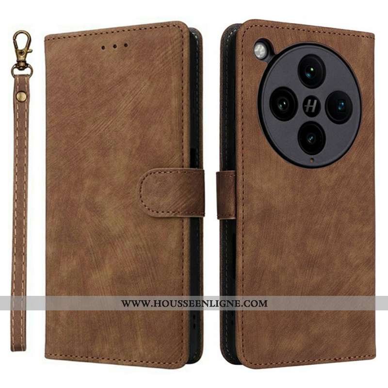 Housse Oppo Find X8 Pro Effet Daim Protection RFID