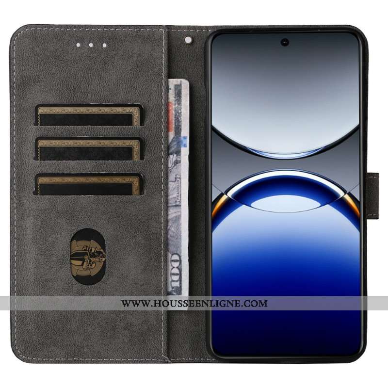 Housse Oppo Find X8 Pro Effet Daim Protection RFID