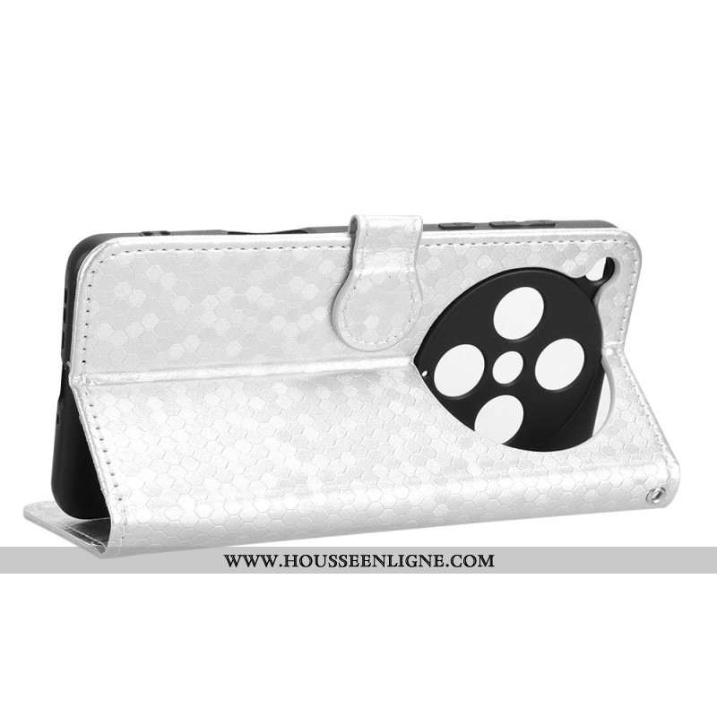 Housse Oppo Find X8 Pro Points Brillants à Lanière