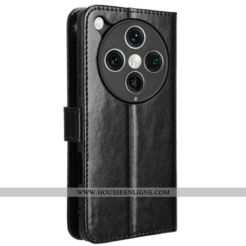 Housse Oppo Find X8 Pro Simili Cuir Flashy